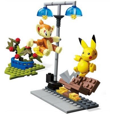 Mega Construx Pokemon Chimchar Vs. Pikachu Set
