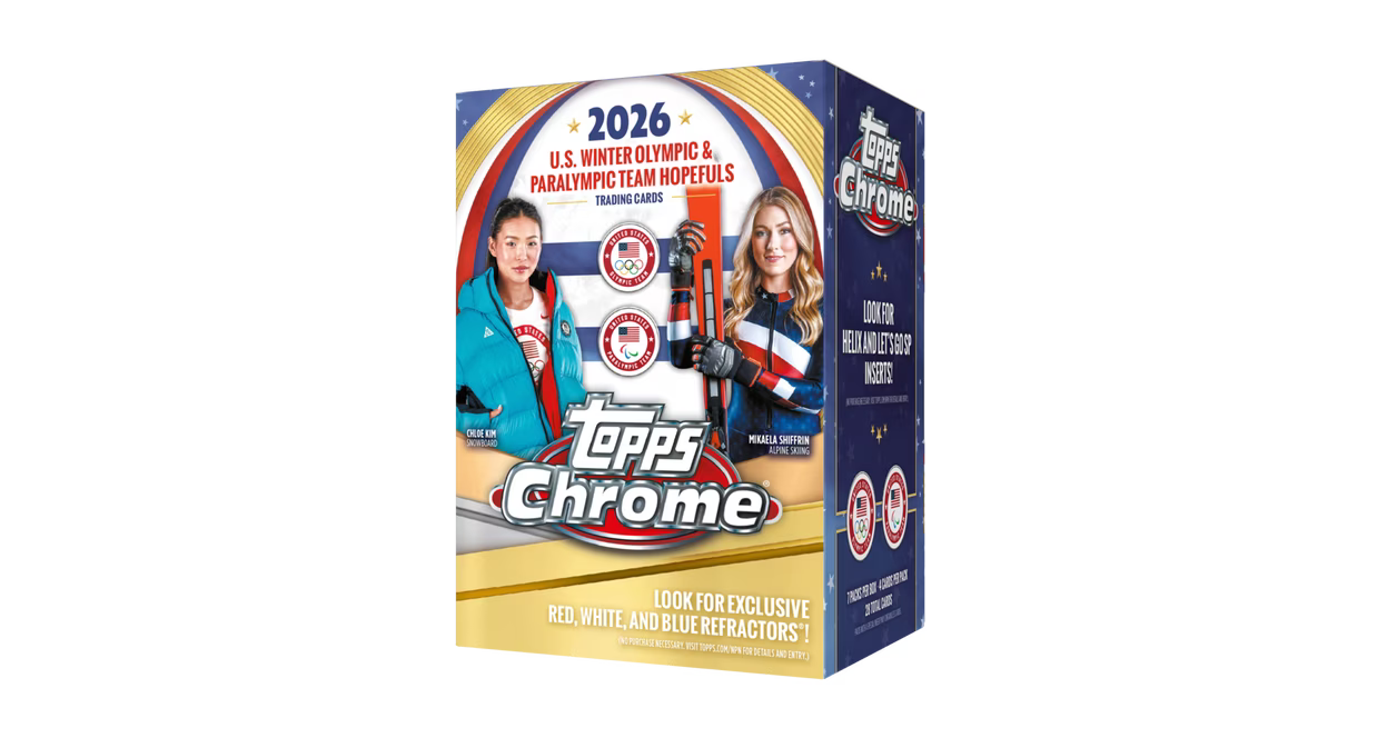 2026 Topps Chrome U.S. Winter Olympics & Paralympic Team Hopefuls Value Blaster Box