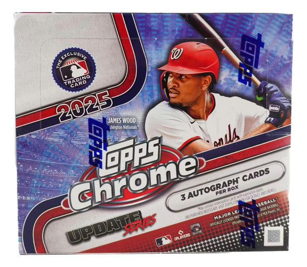 Topps 2025 Chrome Updates Baseball Jumbo Hobby Box