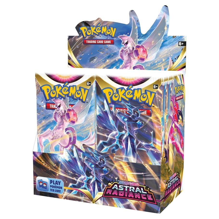 Pokémon TCG Sword & Shield Astral Radiance Booster Box, 36 Packs