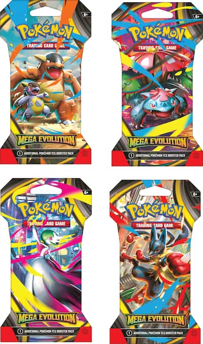 Pokémon Mega Evolution Booster Pack - Styles May Vary