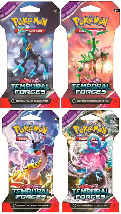 Pokémon Temporal Forces Sleeved Booster Pack - Styles May Vary