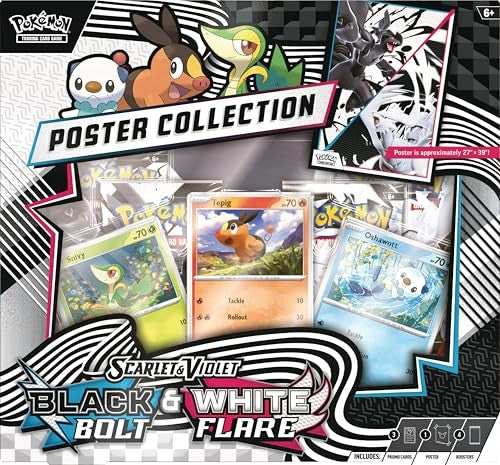 Pokemon Black Bolt White Flare Poster Collection