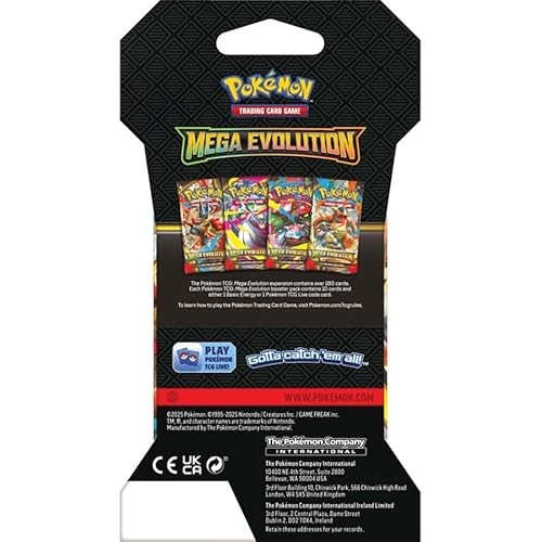Pokémon Mega Evolution Booster Pack - Styles May Vary