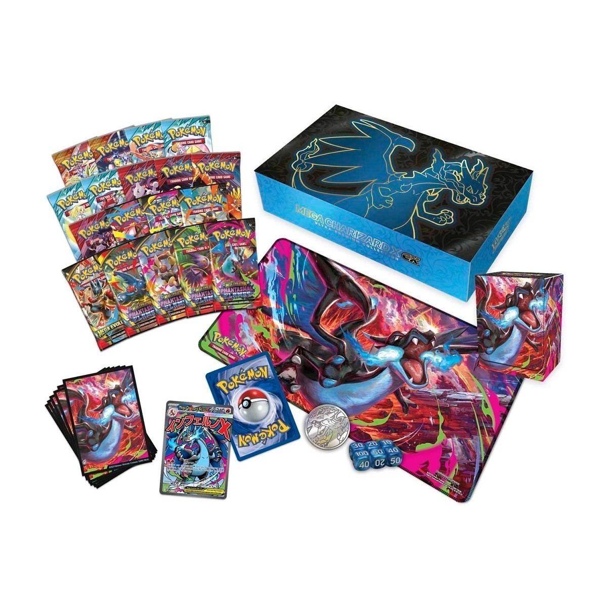 Pokemon Mega Charizard X Ex Ultra Premium Collection