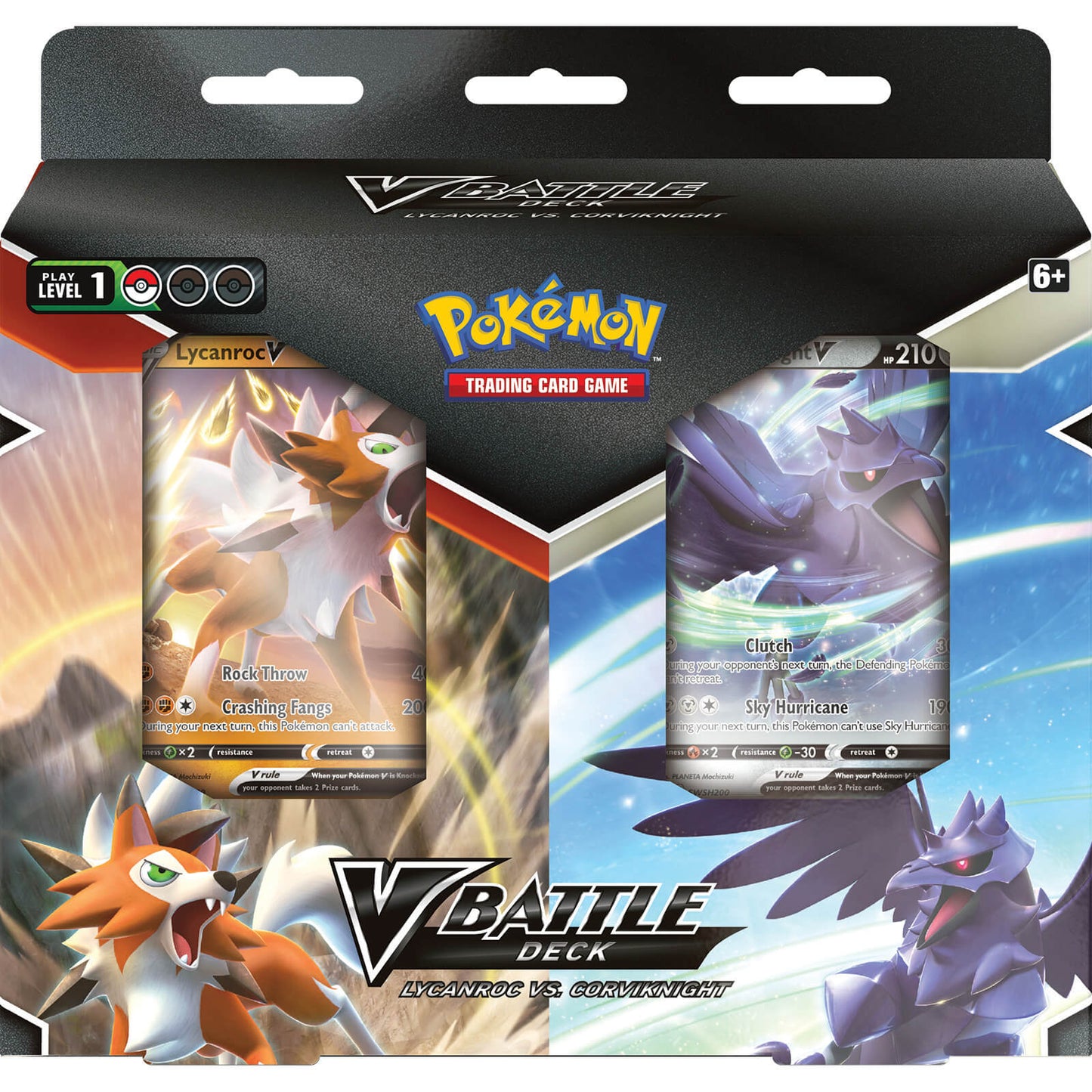 Pokémon Lycanroc / Corviknight V Battle Deck