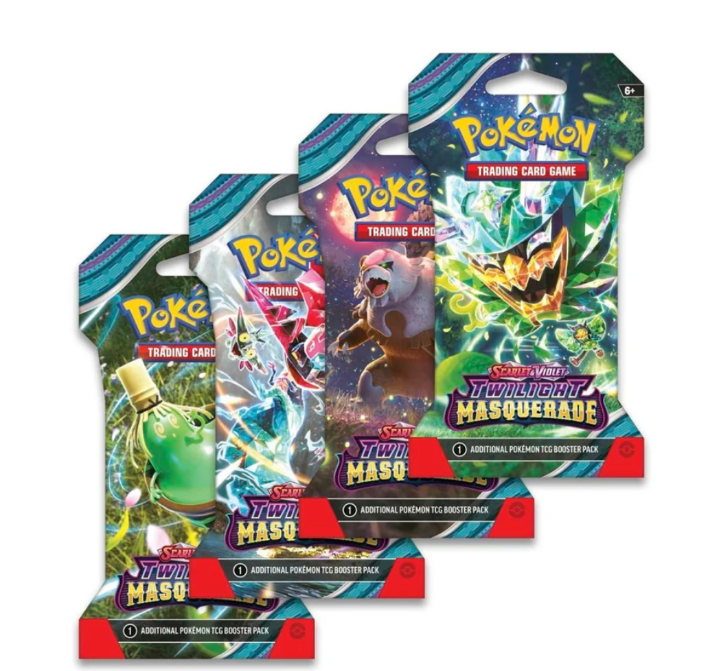 Pokémon Scarlet & Violet Twilight Masquerade Booster Sleeve  - Styles May Vary
