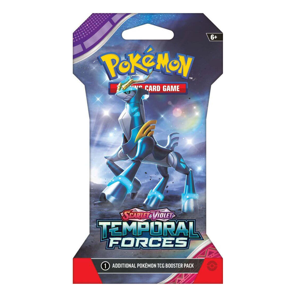 Pokémon Temporal Forces Sleeved Booster Pack  - Styles May Vary