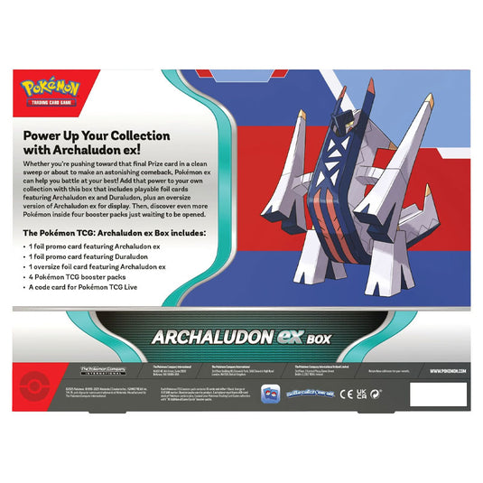 Pokémon TCG: Archaludon EX Box - 4 Packs