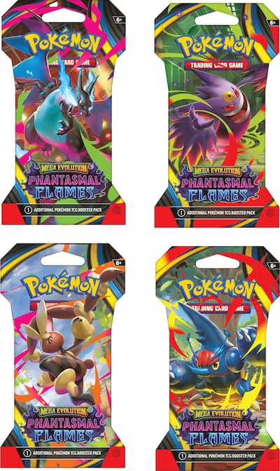 Pokemon Phantasmal Flames Sleeved Booster Pack