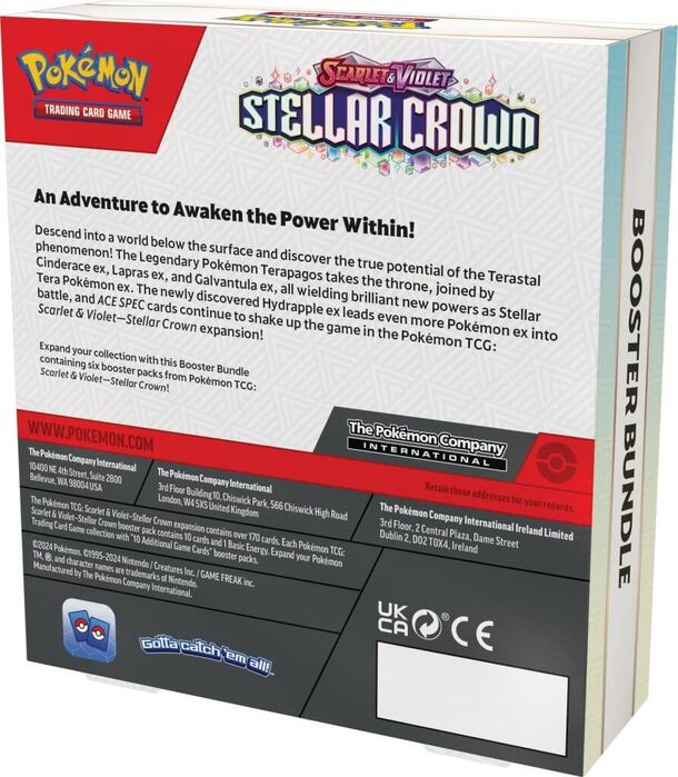 Pokemon Stellar Crown Booster Bundle