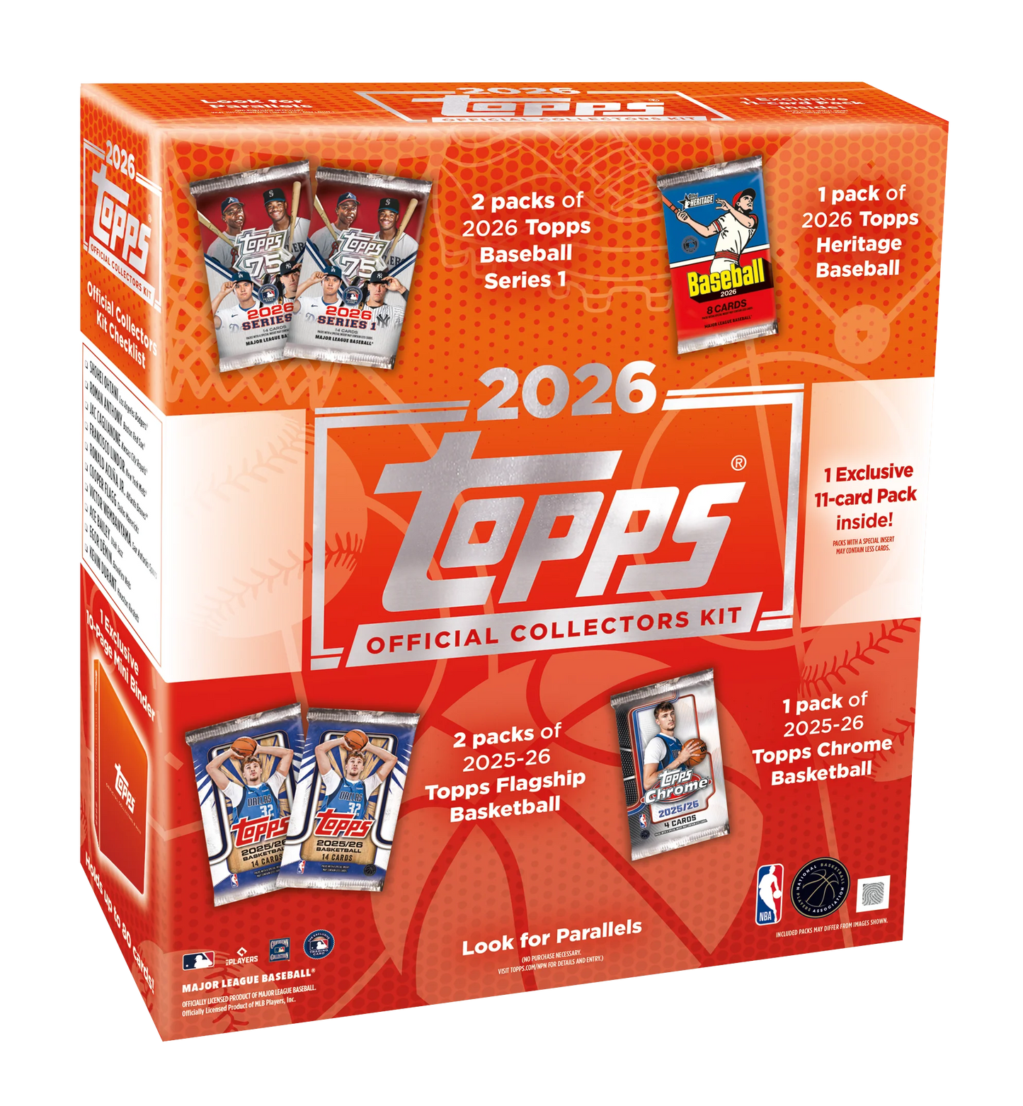 2026 Topps MLB x NBA Official Collectors Kit
